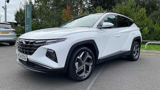 Hyundai TUCSON 1.6 h T-GDi Ultimate SUV 5dr Petrol Hybrid Auto Euro 6 (s/s) (230 ps) White