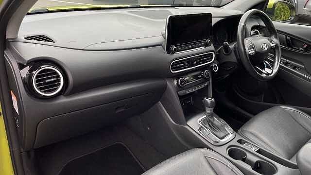 Hyundai KONA 1.6 h-GDi Premium SE SUV 5dr Petrol Hybrid DCT Euro 6 (s/s) (141 ps) Yellow