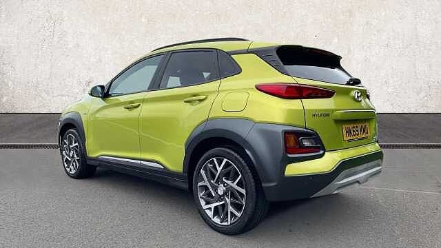 Hyundai KONA 1.6 h-GDi Premium SE SUV 5dr Petrol Hybrid DCT Euro 6 (s/s) (141 ps) Yellow