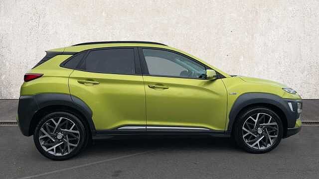 Hyundai KONA 1.6 h-GDi Premium SE SUV 5dr Petrol Hybrid DCT Euro 6 (s/s) (141 ps) Yellow