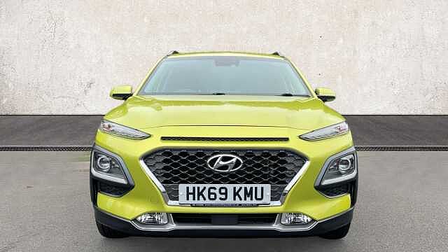 Hyundai KONA 1.6 h-GDi Premium SE SUV 5dr Petrol Hybrid DCT Euro 6 (s/s) (141 ps) Yellow