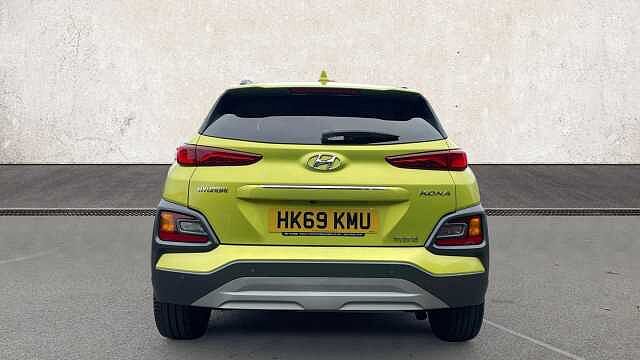 Hyundai KONA 1.6 h-GDi Premium SE SUV 5dr Petrol Hybrid DCT Euro 6 (s/s) (141 ps) Yellow