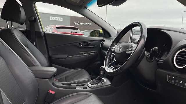 Hyundai KONA 1.6 h-GDi Premium SE SUV 5dr Petrol Hybrid DCT Euro 6 (s/s) (141 ps) Yellow