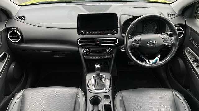 Hyundai KONA 1.6 h-GDi Premium SE SUV 5dr Petrol Hybrid DCT Euro 6 (s/s) (141 ps) Yellow