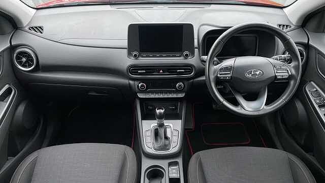 Hyundai KONA 1.6 h-GDi SE Connect SUV 5dr Petrol Hybrid DCT Euro 6 (s/s) (141 ps) Red