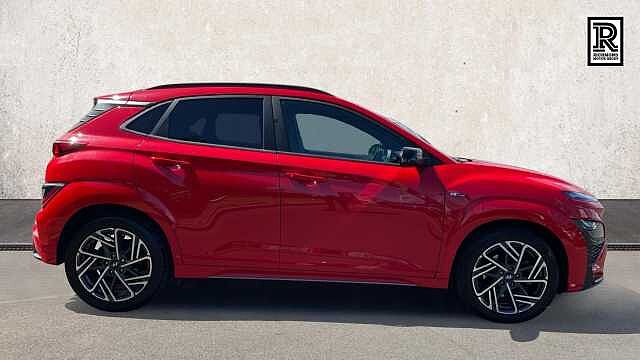 Hyundai KONA 1.0 T-GDi MHEV N Line SUV 5dr Petrol Hybrid Manual Euro 6 (s/s) (120 ps) Red