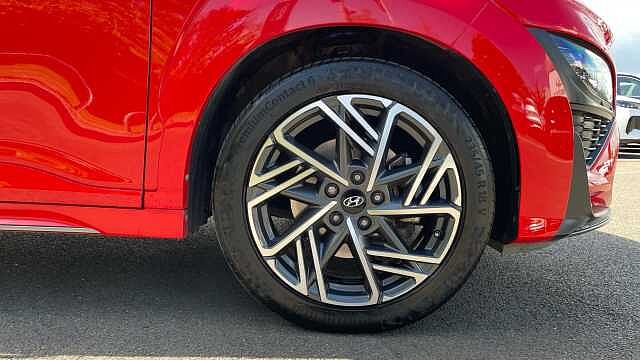Hyundai KONA 1.0 T-GDi MHEV N Line SUV 5dr Petrol Hybrid Manual Euro 6 (s/s) (120 ps) Red