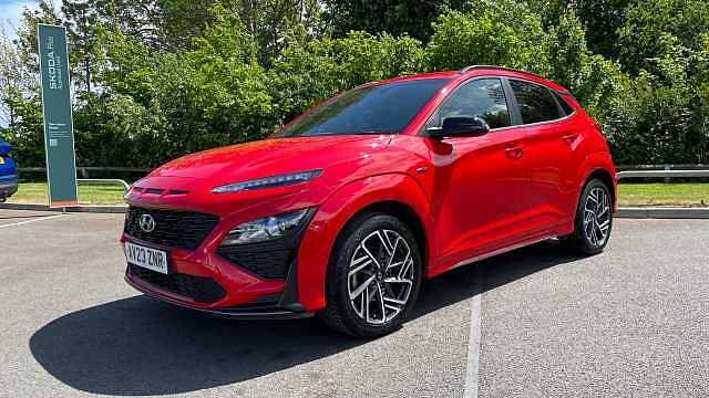 Hyundai KONA 1.0 T-GDi MHEV N Line SUV 5dr Petrol Hybrid Manual Euro 6 (s/s) (120 ps) Red