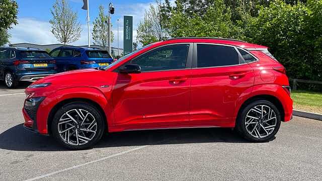 Hyundai KONA 1.0 T-GDi MHEV N Line SUV 5dr Petrol Hybrid Manual Euro 6 (s/s) (120 ps) Red