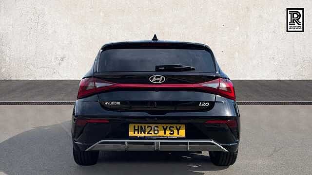 Hyundai I20 1.0 T-GDi Tech Line Hatchback 5dr Petrol DCT Euro 6 (s/s) (90 ps) PHANTOM BLACK