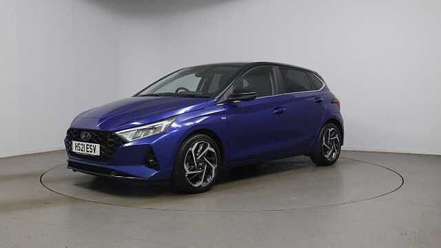Hyundai I20 1.0 T-GDi MHEV Ultimate Hatchback 5dr Petrol Hybrid Manual Euro 6 (s/s) (100 ps) Blue