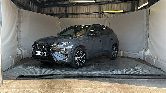 Hyundai TUCSON 1.6 T-GDi N Line S SUV 5dr Petrol Hybrid Auto Euro 6 (s/s) (215 ps) ECOTRONIC GREY