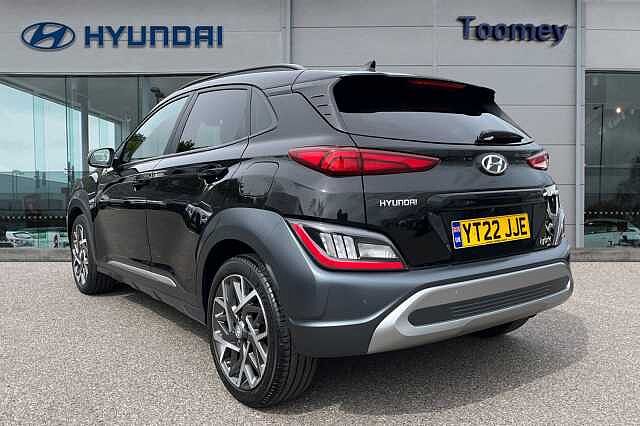 Hyundai KONA 1.6 H Gdi Premium Suv 5dr Petrol Hybrid Dct Euro 6 (s/s) (141 Ps) Black