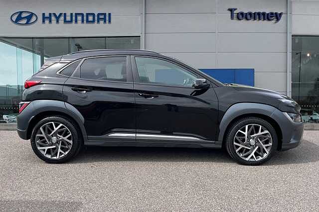Hyundai KONA 1.6 H Gdi Premium Suv 5dr Petrol Hybrid Dct Euro 6 (s/s) (141 Ps) Black