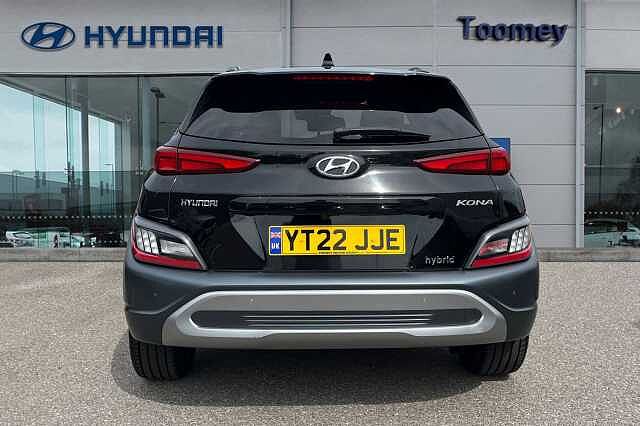 Hyundai KONA 1.6 H Gdi Premium Suv 5dr Petrol Hybrid Dct Euro 6 (s/s) (141 Ps) Black