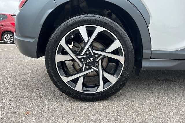 Hyundai KONA 1.0 T Gdi Mhev Premium Suv 5dr Petrol Hybrid Manual Euro 6 (s/s) (120 Ps) White