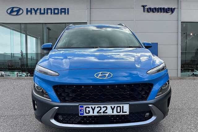 Hyundai KONA 1.6 H Gdi Premium Suv 5dr Petrol Hybrid Dct Euro 6 (s/s) (141 Ps) Blue