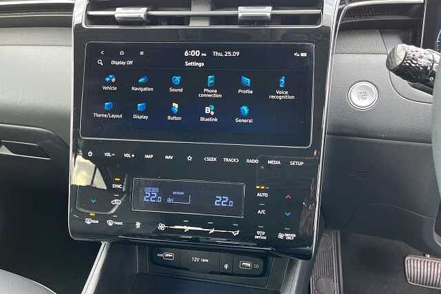 Hyundai TUCSON 1.6 H T Gdi Ultimate Suv 5dr Petrol Hybrid Auto Euro 6 (s/s) (230 Ps) Blue