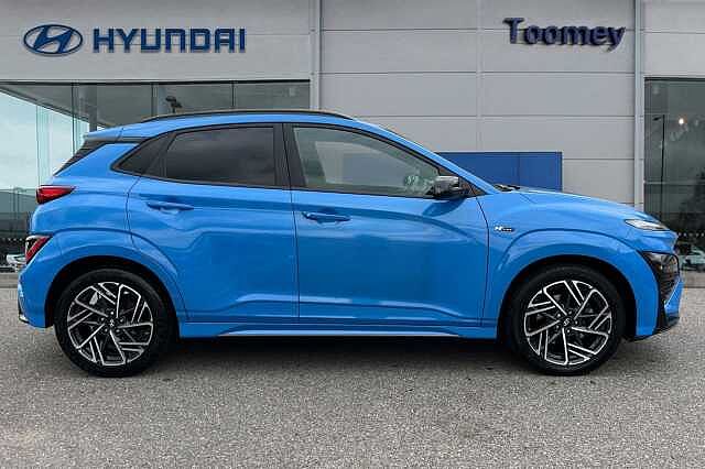 Hyundai KONA 1.0 T Gdi Mhev N Line Suv 5dr Petrol Hybrid Manual Euro 6 (s/s) (120 Ps) Blue