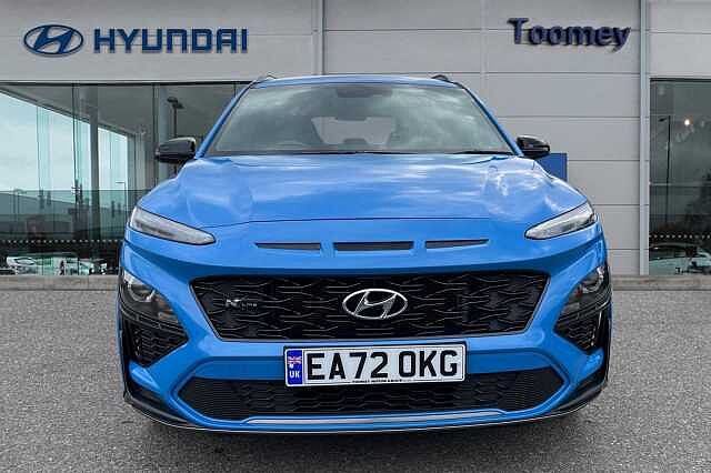 Hyundai KONA 1.0 T Gdi Mhev N Line Suv 5dr Petrol Hybrid Manual Euro 6 (s/s) (120 Ps) Blue