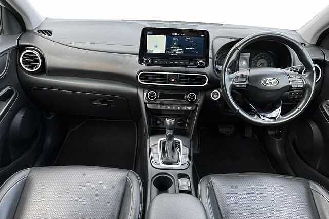 Hyundai KONA 1.6 H Gdi Premium Se Suv 5dr Petrol Hybrid Dct Euro 6 (s/s) (141 Ps) Chalk White