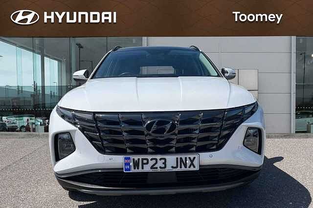 Hyundai TUCSON 1.6 T Gdi Mhev Ultimate Suv 5dr Petrol Hybrid Dct Euro 6 (s/s) (150 Ps) Atlas White