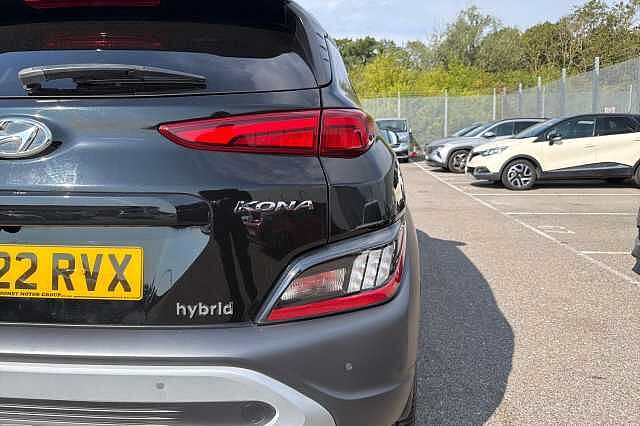 Hyundai KONA 1.6 H Gdi Premium Suv 5dr Petrol Hybrid Dct Euro 6 (s/s) (141 Ps) Phantom Black