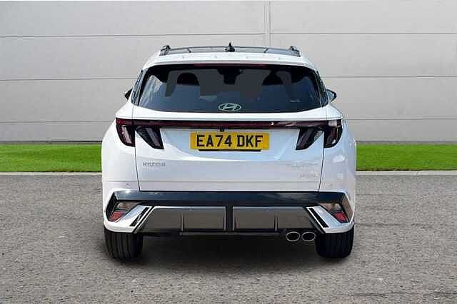 Hyundai TUCSON 1.6T PLUG-IN HYBRID N LINE S 5DR 4WD AUTO White