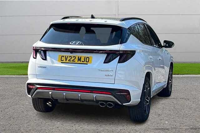 Hyundai TUCSON 1.6 TGDI HYBRID 230 N LINE S 5DR 2WD AUTO POLAR WHITE