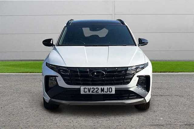 Hyundai TUCSON 1.6 TGDI HYBRID 230 N LINE S 5DR 2WD AUTO POLAR WHITE