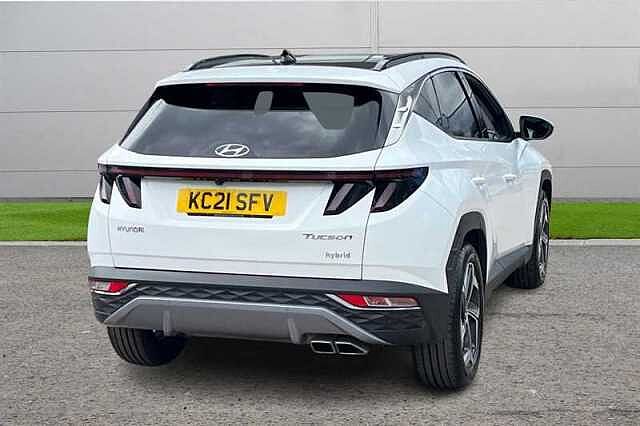 Hyundai TUCSON 1.6 TGDI HYBRID 230 ULTIMATE 5DR 2WD AUTO ATLAS WHITE