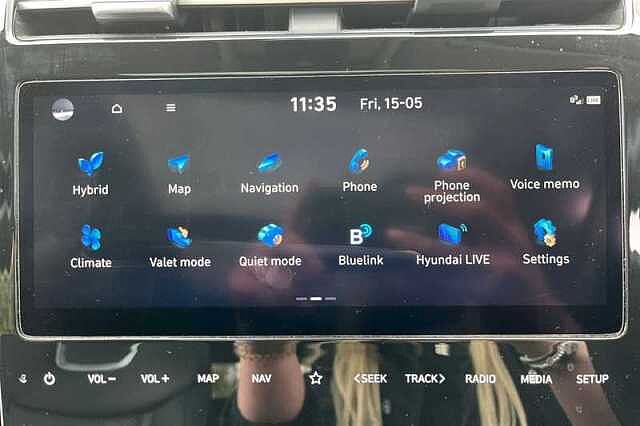 Hyundai TUCSON 1.6 TGDI HYBRID 230 ULTIMATE 5DR 2WD AUTO ATLAS WHITE