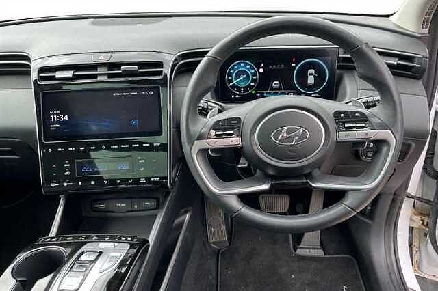 Hyundai TUCSON 1.6 TGDI HYBRID 230 ULTIMATE 5DR 2WD AUTO ATLAS WHITE