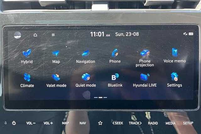 Hyundai TUCSON 1.6 TGDI HYBRID 230 ULTIMATE 5DR 2WD AUTO SUNSET RED
