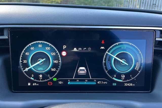 Hyundai TUCSON 1.6 h T-GDi Premium SUV 5dr Petrol Hybrid Auto Euro 6 (s/s) (230 ps) TEAL BLUE