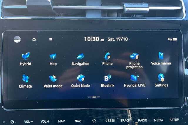 Hyundai TUCSON 1.6 h T-GDi Premium SUV 5dr Petrol Hybrid Auto Euro 6 (s/s) (230 ps) TEAL BLUE