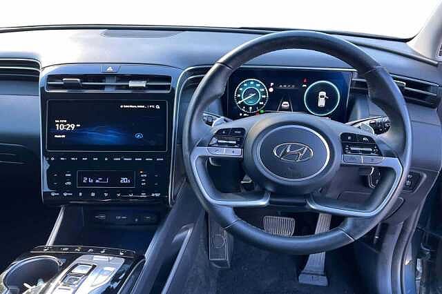 Hyundai TUCSON 1.6 h T-GDi Premium SUV 5dr Petrol Hybrid Auto Euro 6 (s/s) (230 ps) TEAL BLUE