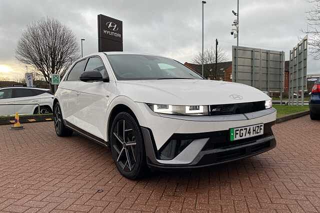 Hyundai IONIQ 5 ELECTRIC HATCHBACK 239kW N Line 84 kWh 5dr AWD Auto White
