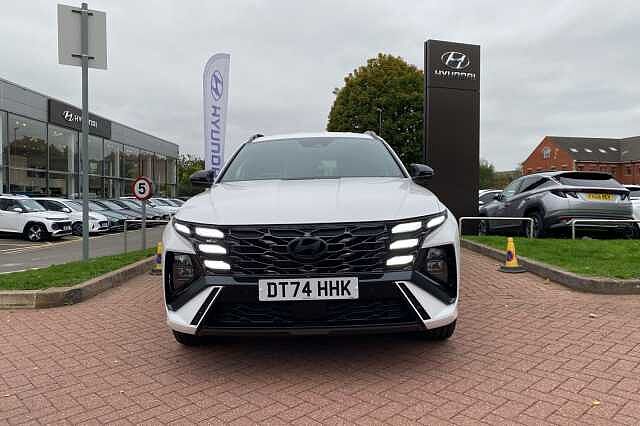Hyundai TUCSON 1.6T Plug-in Hybrid N Line 5dr 4WD Auto White
