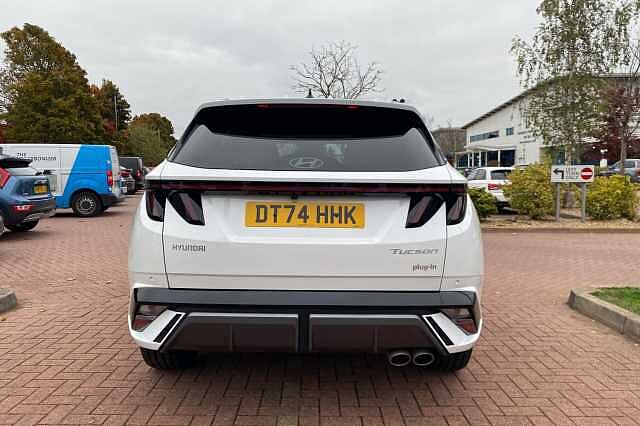 Hyundai TUCSON 1.6T Plug-in Hybrid N Line 5dr 4WD Auto White
