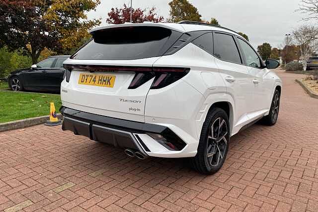 Hyundai TUCSON 1.6T Plug-in Hybrid N Line 5dr 4WD Auto White