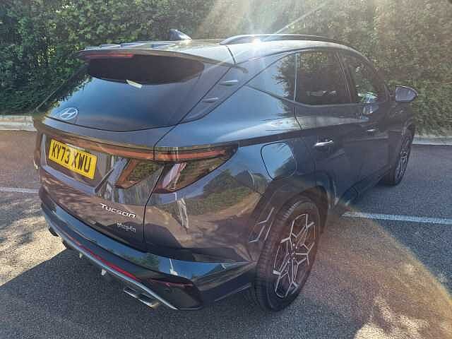 Hyundai TUCSON 1.6 TGDi Plug-in Hybrid N Line S 5dr 4WD Auto Dark Knight Grey