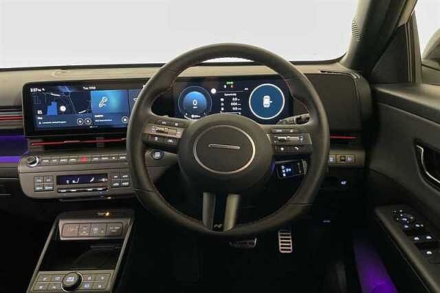 Hyundai KONA 1.6 h-GDi N Line S SUV 5dr Petrol Hybrid DCT Euro 6 (s/s) (138 ps) Cyber Grey