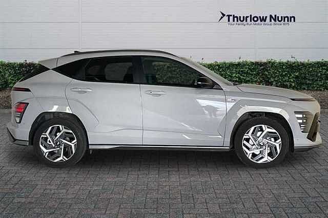 Hyundai KONA 1.6 h-GDi N Line S SUV 5dr Petrol Hybrid DCT Euro 6 (s/s) (138 ps) Cyber Grey