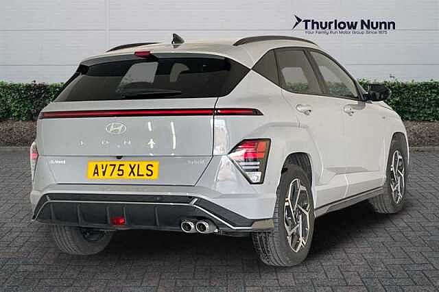Hyundai KONA 1.6 h-GDi N Line S SUV 5dr Petrol Hybrid DCT Euro 6 (s/s) (138 ps) Cyber Grey