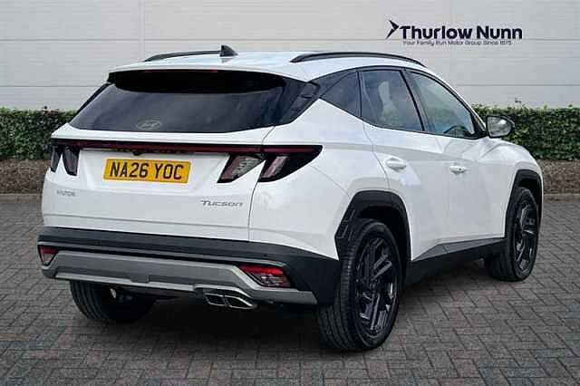 Hyundai TUCSON 1.6 T-GDi Black Line SUV 5dr Petrol Manual Euro 6 (s/s) (150 ps) White