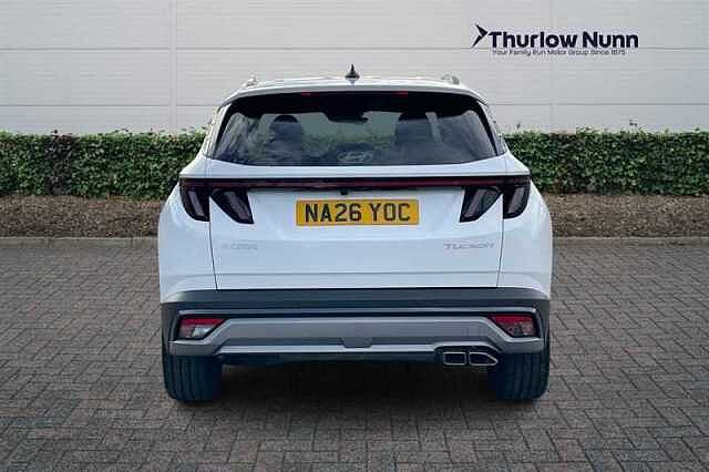 Hyundai TUCSON 1.6 T-GDi Black Line SUV 5dr Petrol Manual Euro 6 (s/s) (150 ps) White