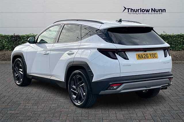 Hyundai TUCSON 1.6 T-GDi Black Line SUV 5dr Petrol Manual Euro 6 (s/s) (150 ps) White