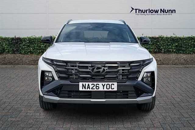 Hyundai TUCSON 1.6 T-GDi Black Line SUV 5dr Petrol Manual Euro 6 (s/s) (150 ps) White