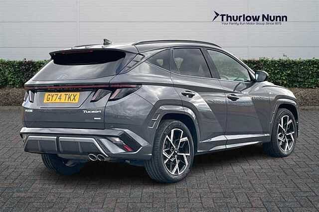 Hyundai TUCSON 1.6 T-GDi MHEV N Line S SUV 5dr Petrol Hybrid DCT 4WD Euro 6 (s/s) (160 ps) Grey